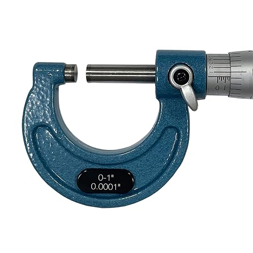 Outside Micrometer 0-1", Machinist Micrometer, 0.0001" Graduation Micrometer Set, Alloy Precision Micrometer, Machinist Tool Case (1Pcs)