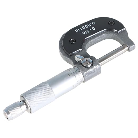 marddpair Micrometer 0-1 Inch 0.0001 Inch Precision Outside Micrometer Carbide Tipped