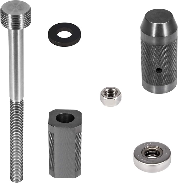 E-cowlboy 9U-6891 Injector Sleeve Cup Remover&Installer Set for CAT Caterpillar 3406E C10 C12 C15 C16 C-18 Engine Heavy Duty Steel (6 PCS)