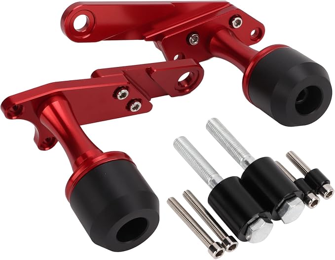 Motorcycle Frame Slider Compatible with CBR500R CB500X 2019 and Later Red Aluminum Alloy Crash Protector for Enhanced