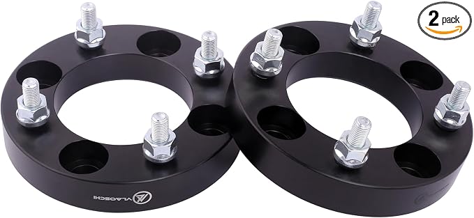 Black Forged 4x137 ATV Wheel Spacers 1 Inch with 12x1.5 Studs Compatible with Honda Can-Am 4 Lug for 2019-2022 Talon 1000R 1000X | 2016-2022 Pioneer 1000 | 2017-2022 Maverick X3 - Pack of 2