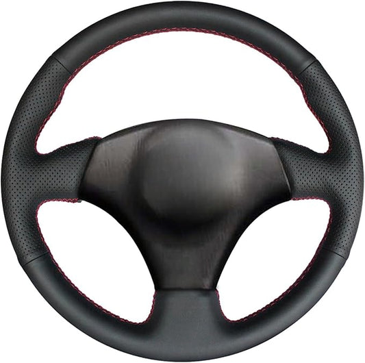 MEWANT Hand Stitch Steering Wheel Cover for Toyota RAV4 1998-2003 / Celica 1999-2006 / Corolla 2003-2008 / Matrix 2002-2008 / MR2 1999-2007 / Supra/Caldina, Custom Fit DIY Wrap Interior Accessories