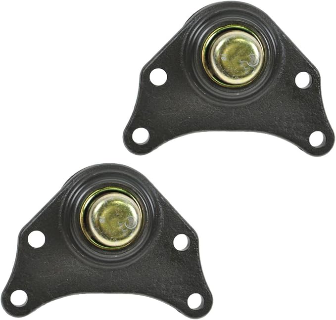 TRQ Front Upper Ball Joint Set Driver and Passenger Side Compatible with 1984-1995 Toyota Pickup 1993-1998 Toyota T100