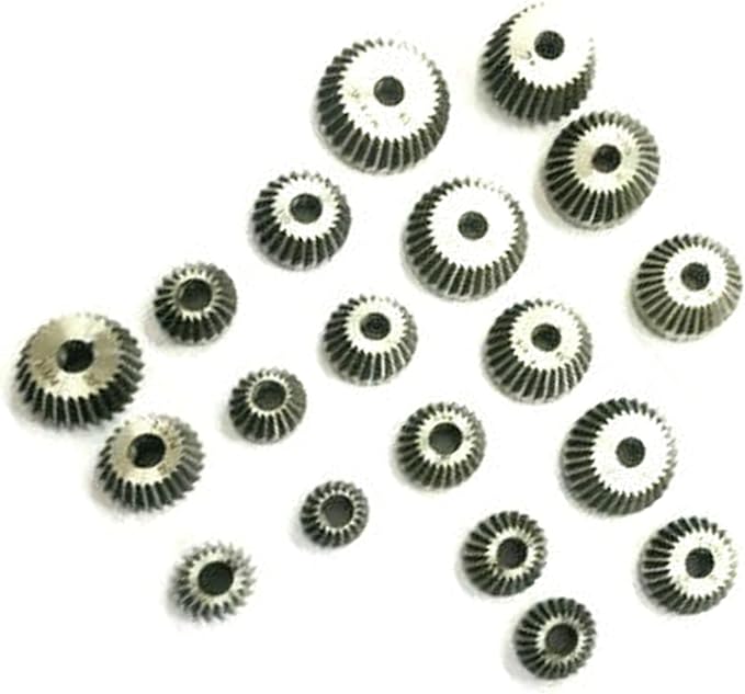 20 Pcs Valve Seat & Face Cutter Set for Vintage Cars, Bikes, Tractors & Trucks | Carbon Steel Engine Valve Repair Tool Kit with Wooden Storage Box
