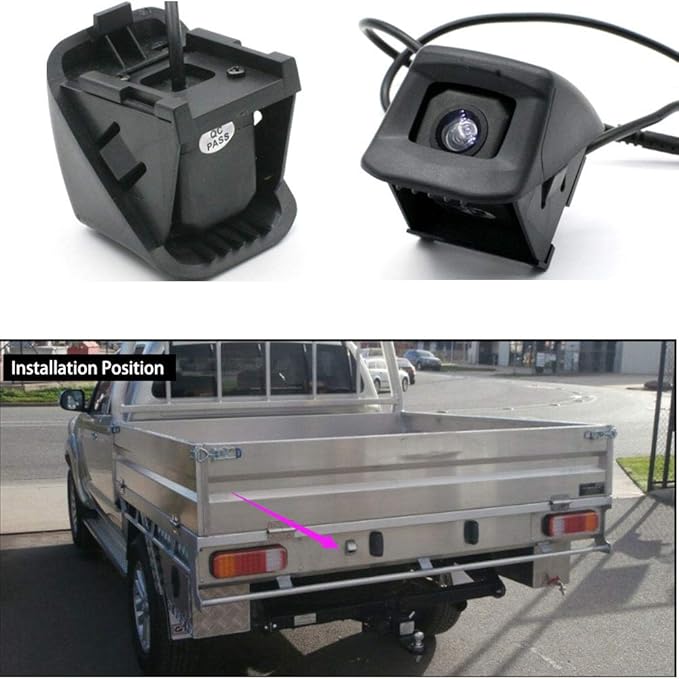 1280x720 Pixels 1000 TV Super HD Car HD Vehicle Backup Camera Night Vision IP68 Waterproof Rear View Reserved Hole Parking Camera, Replacement for Toyota Hilux AN10 AN20 AN30/ AN120 AN130