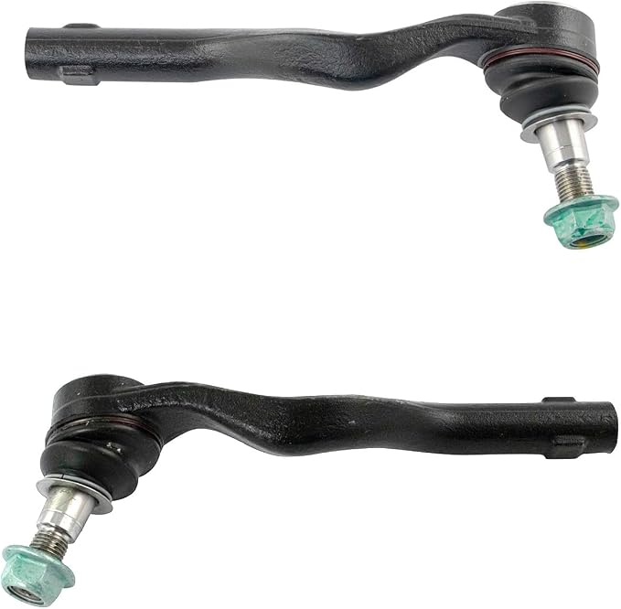 TRQ Outer Driver and Passenger Side Tie Rod Set 2 Piece Compatible with Mercedes-Benz 12-13 CLS550 AWD 12-15 E350 AWD 12-14 E550 15 E400 13-15 E300 14-15 E250