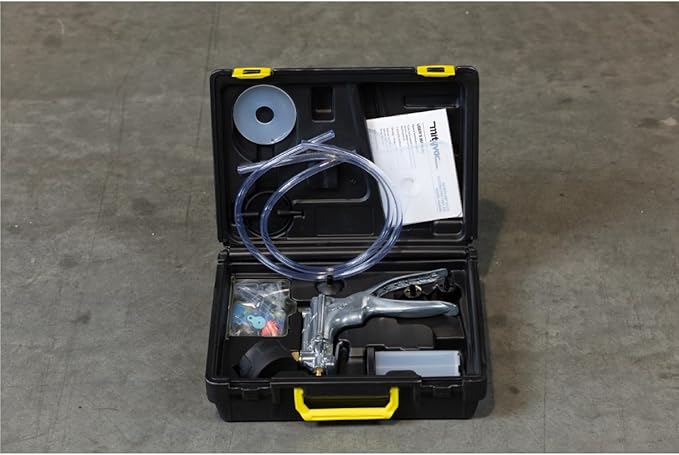 Mityvac MV8500 Silverline Elite Automotive Brake/Clutch Bleeding, Diesel Fuel Priming and Vacuum/Pressure Testing Kit, Ergonomic Design, Zinc-aluminum Die Cast, MV8510 Pump, 4.5oz Fluid Reservoir