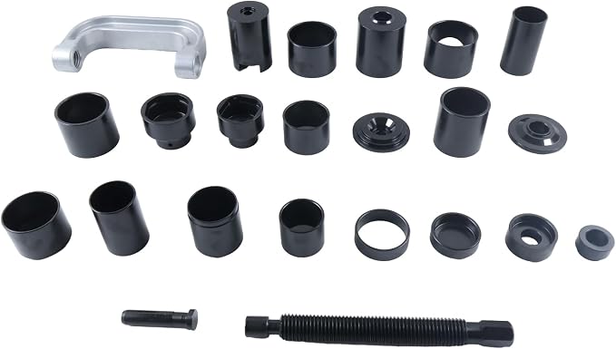 23Pcs Auto Repair Ball Joint Press Tool Kit 2/4WD Compatible with Most GM Ford Dodge 2 and 4 Wheel Drive Dana 28 30 35 44 or 60 Front Axles.