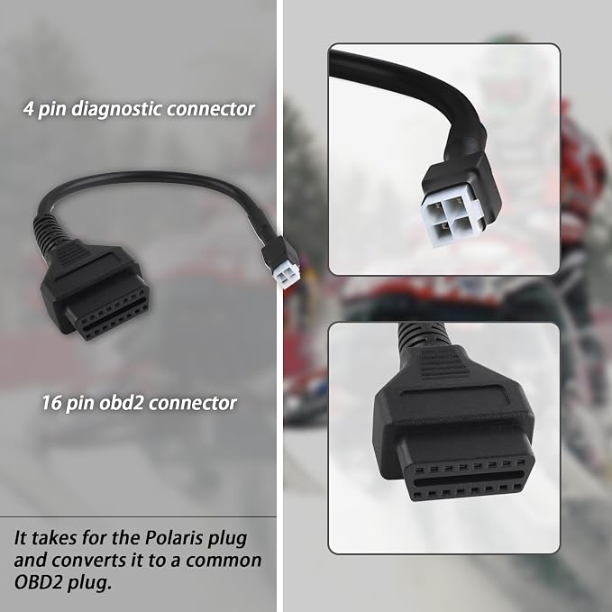 for Polaris FST Turbo Digitial Wrench obd2 Adapter Cable 2850077