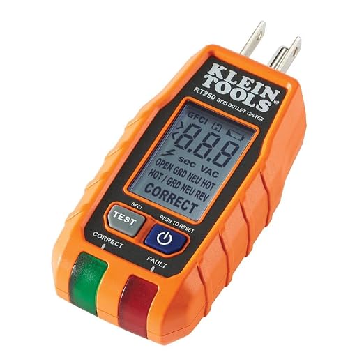 Klein Tools 80064 AC Circuit Breaker Kit - 3-Piece Outlet Tester with LCD Display & Circuit Breaker Finder Accessory Kit