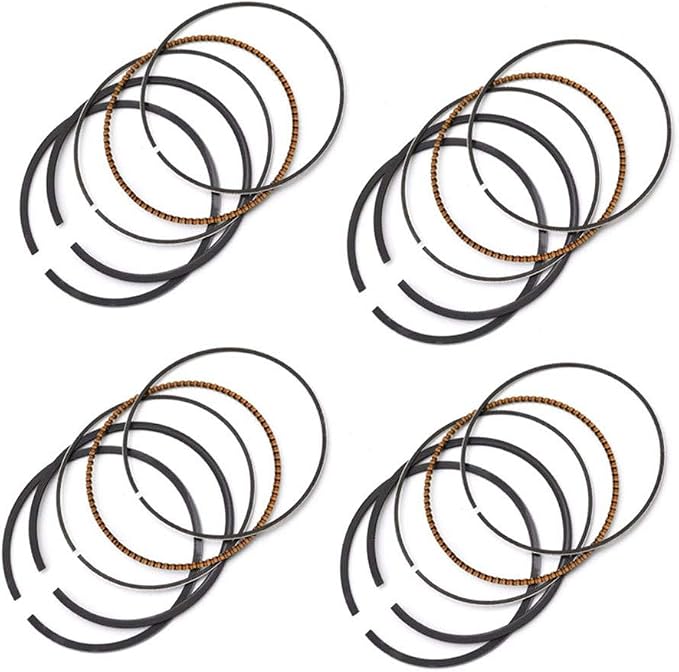 Engine Piston Rings Set for YAMAHA FZ1-N FZ1 FAZER Naked 2006-2015/YZF-R1 R1 YZF1000 2005-2006/PZ50W Phazer 2007(STD 77mm;4 Set)