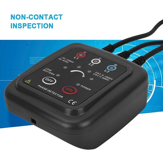 ETCR1000C Non-Phase Sequence Detector - AC 70-1000V Magnetic Base Phase Meter