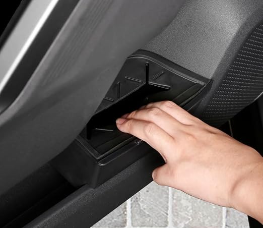SXCY 2PCS for 2026 Toyota RAV4 Trash Can for 2026 Toyota RAV4 Accessories Silicone Front Door Side Trash Can [OEM-Fit] Garbage Bin Storage Box Waterproof Leak-Proof Trash Bin w/Lid Odor-Free Storage