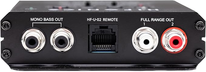 Hifonics BXIPRO3.0 Bass Enhancer, Digital Processor with Dash Mount Remote Control, Integration with Any Vehicle for Upgraded Subwoofer System, Black