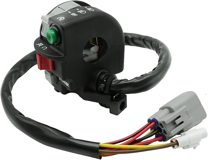 M MATI Left Handlebar Switch Start Stop Headlight Override for Kawasaki Brute Force 750 4x4i KVF750 2012-2021 46091-0243