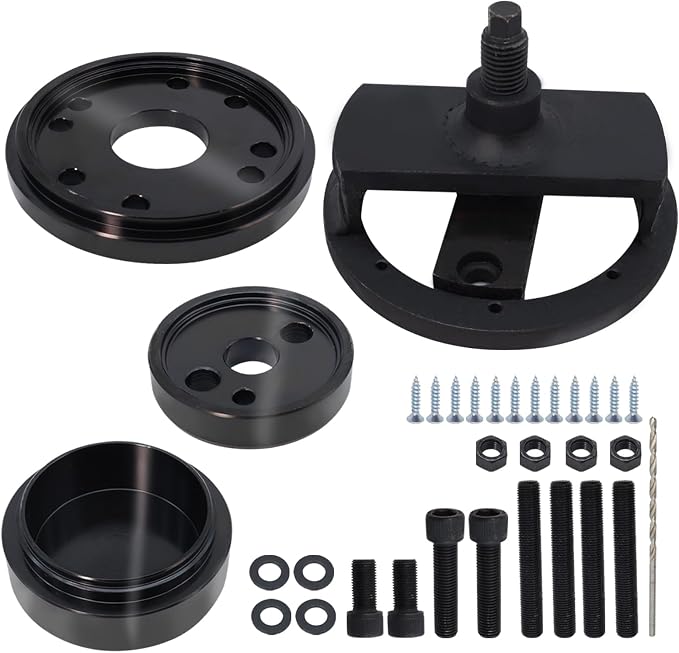 SMMS Front & Rear Crankshaft Seal Remover & Installer with Wear Sleeve Installer Tool Set for Paccar PX-6, Cummins 1989-2016, Replace OE: 3824078 ST-224C