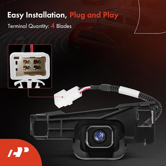 A-Premium Rear View Backup Camera Compatible with Toyota | Parking Camera for 2004 2005 Sienna - Replace# 86790-45010