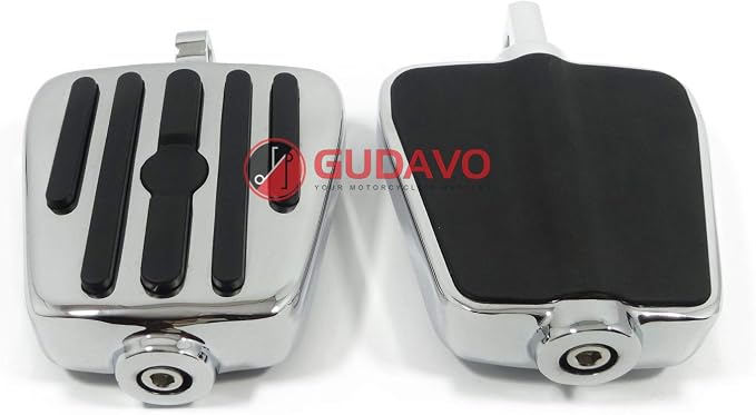 Motorcycle foot peg Front Rear Pegs Footboards Foot Pedal Footrests compatible with Harley Davidson Softail Springer Sportster Superglide Street Glid Big Dog Dyna Wide Glide Electra Glide Fat Boy