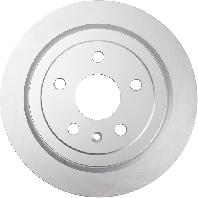TRQ Rear Brake Rotor Set G Coated Vented Compatible with 2008-2019 Cadillac CTS 2010-2015 Chevrolet Camaro