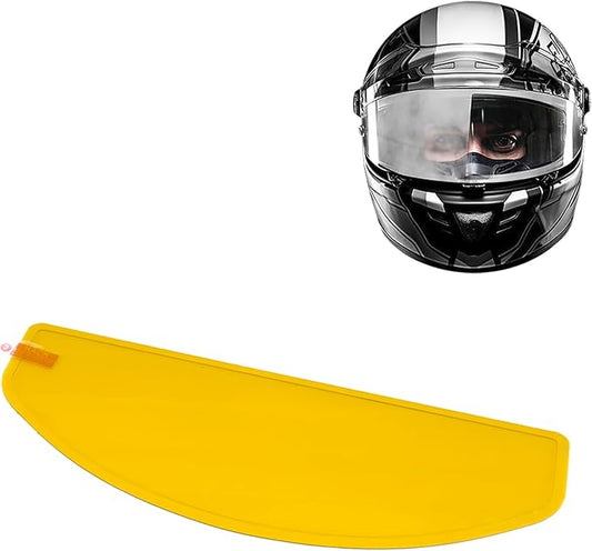Universal Helmet Visor Anti-Glare and Anti-Fog Combined Film - Ideal for Motorcycle Helmet Lens, Alternative to Insert Lens - Ultra HD Helmet Shield Films, Anti-Steaming, Safer Rides