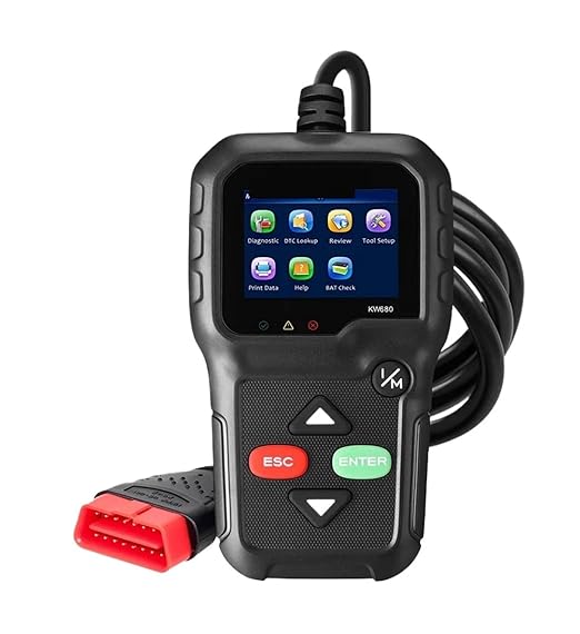 Automobile Fault Detector, KW680 Code Reader Scanner Multi-Language Full Obd2 Function Kw 680 Car Diagnostic Tool