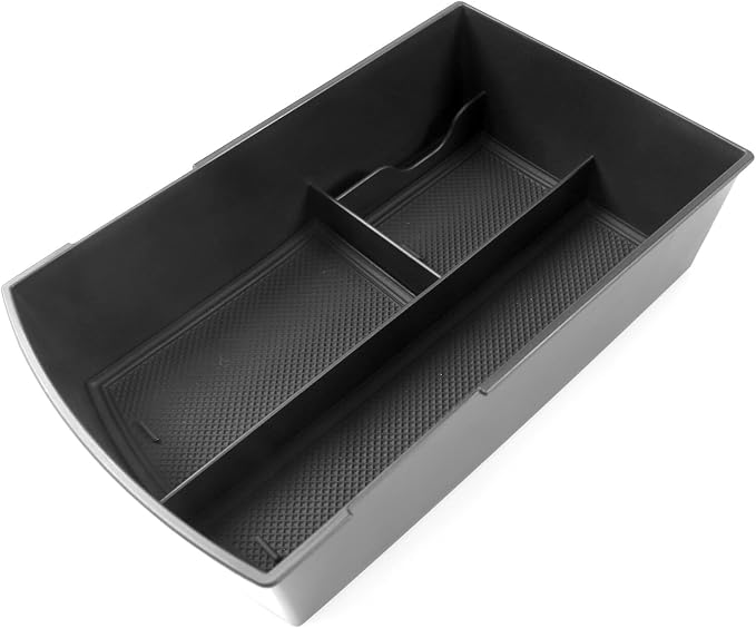 ECOZEN Center Console Organizer For 2019-2026 Subaru Ascent - Armrest Box Storage Tray Compatible with 2019-2026 Ascent Accessories Armrest Organizer Solid ABS with Anti-Slip Mat