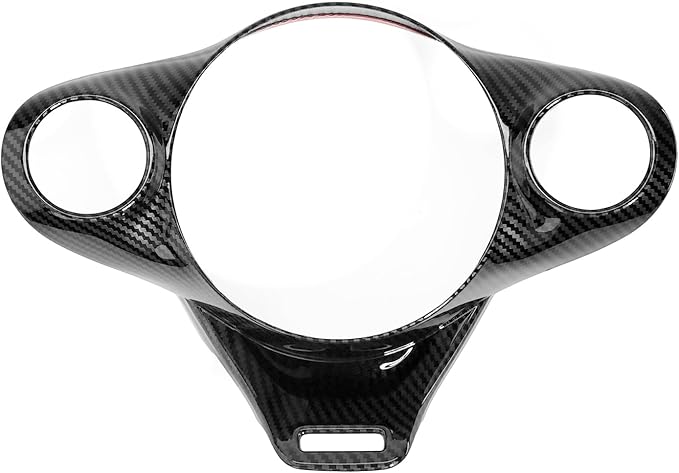 Steering Wheel Trim Cover Compatible with Kia Soul GT 2020-2026 Accessories (Carbon Fiber Pattern)