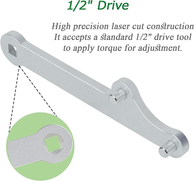 6.5L Injection Pump Adjusting Wrench for Diesel Engines, Similar to J-29872-A, J-29872 Injection Pump Adjusting Wrench 1/2" Drive