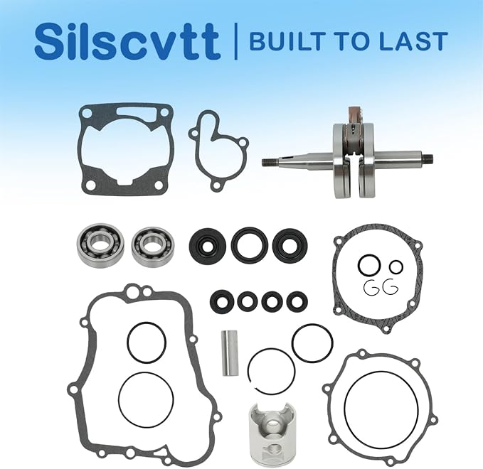 Silscvtt Engine Kit and Crankshaft and Piston Replacement for Yamaha YZ80 | 1993-2001 Replacement for 4ES-11400-02-00