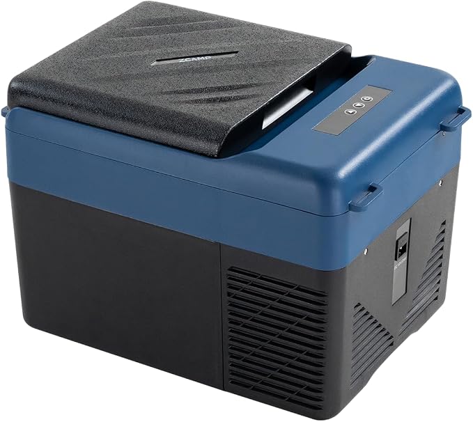 KI12 12 Volt Refrigerator,Portable Freezer,11 Quart(12L) Car Cooler,12V Car Fridge,12/24V DC 100-240V AC for Camping, Travel, Truck, RV, Boat -4℉~68℉