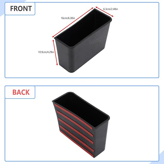 Aunginsy Center Console Storage Box Compatible with Ford Maverick 2022 2023 2024 2025 2026 Driver's Left Side Panel Organizer Tray Dashboard Storage Pocket ABS Expander Space Interior Accessories