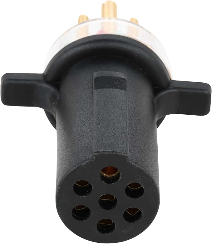 Innovative Products of America (7865L) 7-Way Round Pin Tractor Trailer Circuit Chaser™ for Testing Turn Signals, Hazard Lights, Brake Lights and More