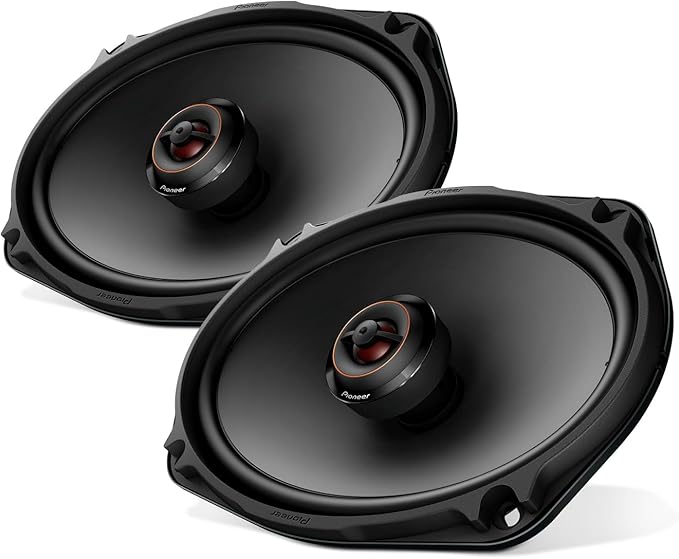 PIONEER D-Series TS-D69F 6” x 9” 2-Way Speakers (Pair) – 330W Max, Balanced Sound + Smooth Treble, Ideal Factory Upgrade, Add an Amplifier for Even Better Performance