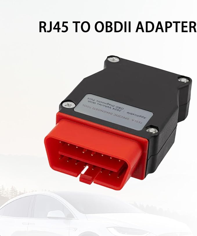 6 Pcs Diagnostic Cables Set for Tesla Model 3, Y, S, X, OBD2 Connector Work Scanner RJ45 USB LAN Diagnostic Tools Adapter for 1137658-00-C,1013230-00-A