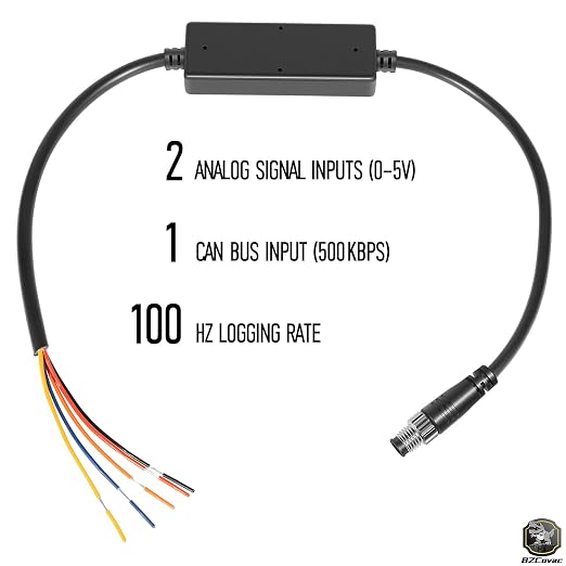 Professional Link Cable Compatible with HP Tuners MPVI3 / MPVI2 - Analog & CAN Bus Input Cable for External Sensors, OBD2 Data Logging, Cable Only