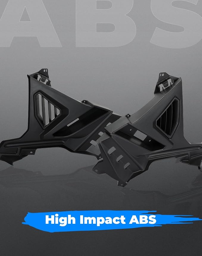 KEMIMOTO Front Lower Accent Panel Kit Compatible with Polaris Slingshot 2020-2026, Durable ABS Decorative Plate Replace #2884605 Housing Mount Accessories
