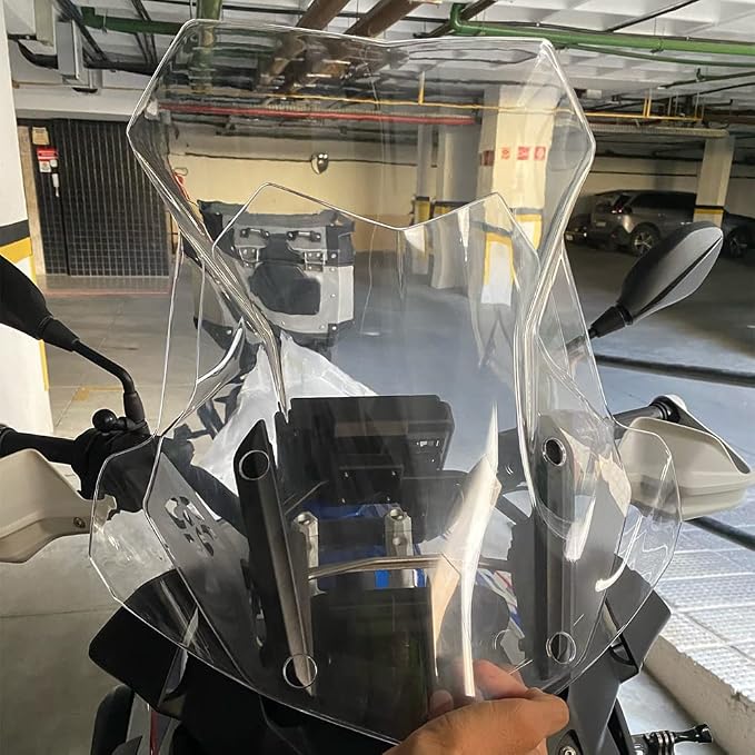 Windscreen for BMW R1200GS LC Adventure R1250GS ADV Windshield for BMW GS 1200 GS LC Adventure Wind Screen Protector 2013-2024 (Transparent)
