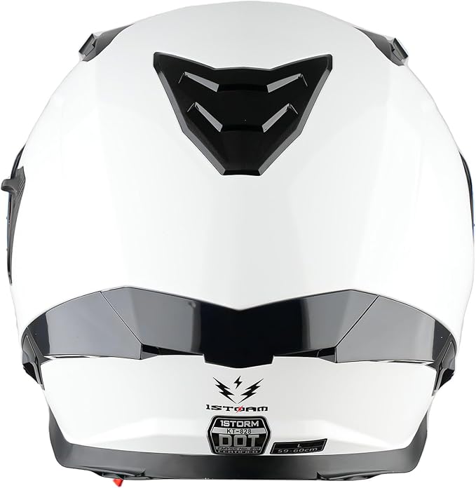 1Storm Motorcycle Full Face Helmet for Adults Men and Women Street Bike Racing Helmet DOT Approved with one Extra Clear Shield