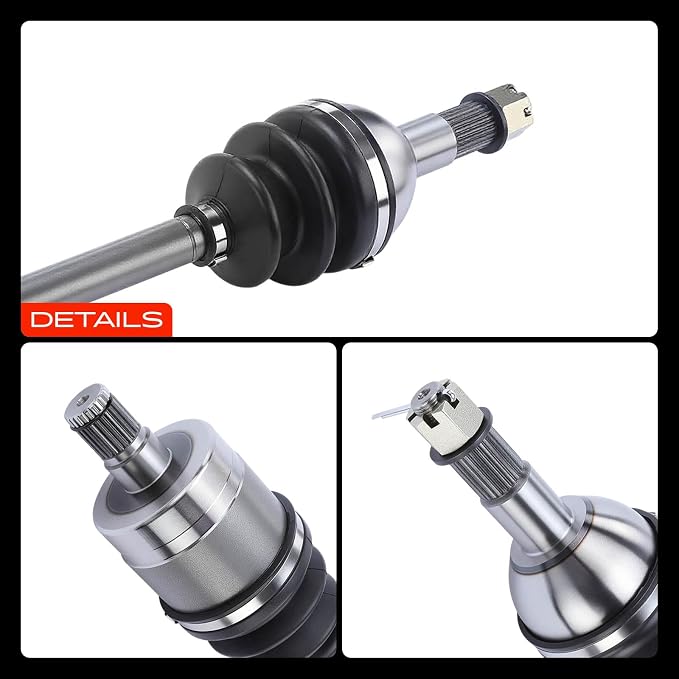 A-Premium CV Axle Shaft Assembly Compatible with Bombardier Outlander 650 & Can-Am Outlander 500/650/800/800R/1000/1000R, Renegade 500/850/1000/800R/1000R, Rear Left Driver Side, Replace# 705500867