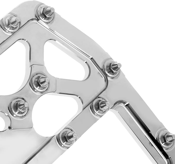 MX Wide Driver Floorboards CNC Aluminum Foot Pegs Fit For Harley Touring Road King Road Glide Street Glide Electra Glide Trike Softail Dyna Chrome
