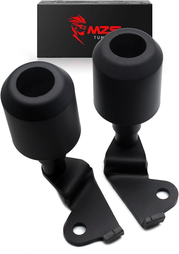 MZS Motorcycle Frame Sliders, Falling Crash Protector Guards No Cut Kits Black Compatible with CBR1000RR CBR 1000RR 2012 2013 2014 2015 2016