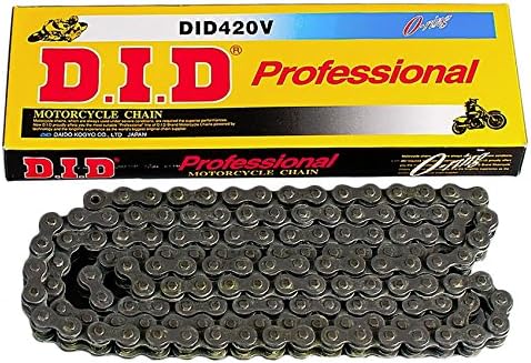 DID (420V-100) Steel 100 Link Professional V Series O-Ring Chain with Connecting Link