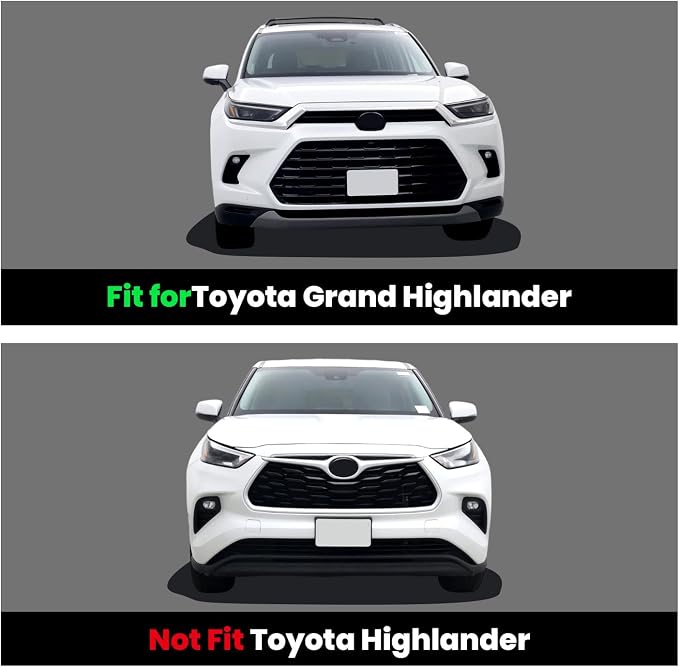 LASFIT Cargo Mat for Toyota Grand Highlander 2026 2025 2024 (Not for Highlander), All Weather TPE Custom Fit Rear Trunk Mat for 2026-2024 Grand Highlander Cargo&Backrest Mats