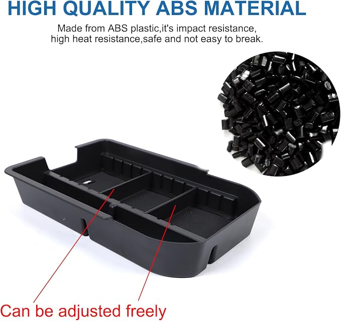 Sunglasses Holders and Center Console Storage Box Compatible with Toyota Land Cruiser Prado 250 J250 LC250 2024 2025,Center Armrest Organizer &Glasses Holder Sunglasses Case Storage Box Replace