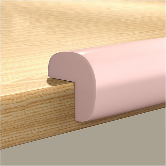 XPLKQXE Sharp Edge Safety Corner Edge Foam Padding, Edge Guards Bumpers Adhesive, Edge Corner Protector Guards for Table Edges & Sharp Corners(Pink,2pcs)