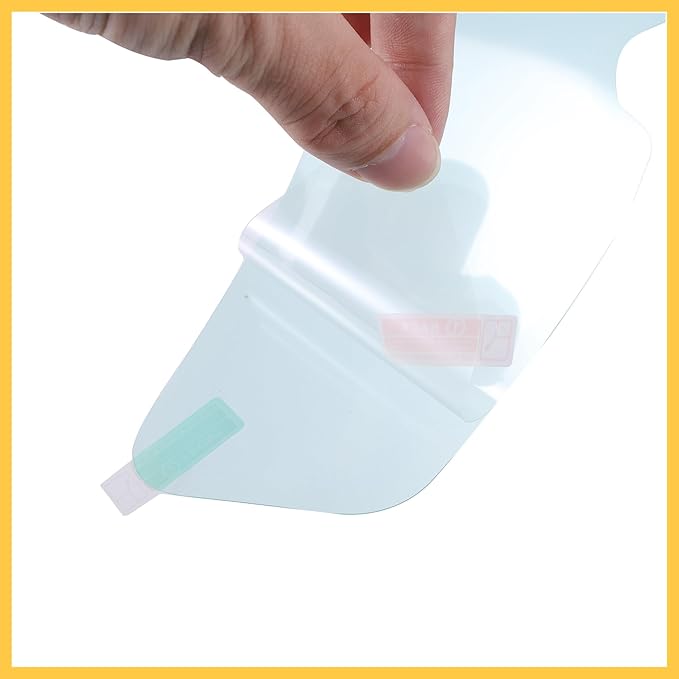 3pcs 9.65"x2.87" Anti Fog Film for Motorcycle Helmet Universal Anti Fog Shield Film Lens Sticker Durable Nano Coating Sticker Film Helmet Accessory Auto Replacement Parts
