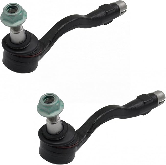 TRQ Outer Driver and Passenger Side Tie Rod Set 2 Piece Compatible with 2011-2017 BMW X3, 2015-2018 BMW X4