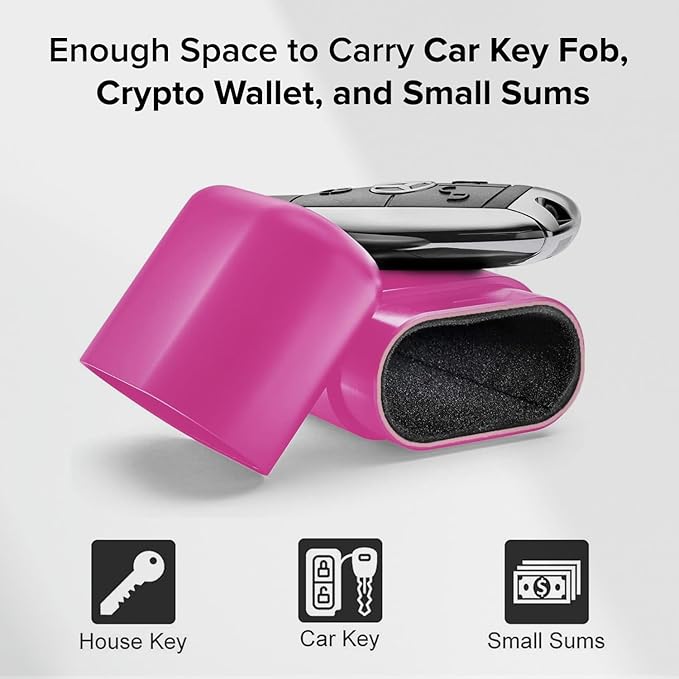 VONETTI Bello Faraday Box for Car Keys- Anti-Theft Car Key Signal Blocking Pouch, RFID Keyless Entry Key Fob Protector & Blocker Blocking Cages- Car Accessories Gift for Men and Women