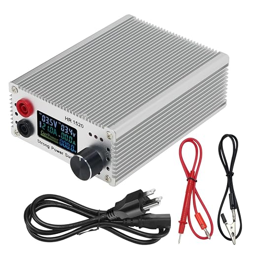 Short Circuit Tester,HR1520 Professional Motherboard Short Circuit Tester 15V 20A Output Data and Test Parameters Adjustable Multifunctional Powersupply for Cellphone Repairing Testing Use