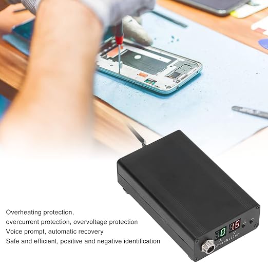 Mobile Phone Circuit Detector, VCC Power Supply Short Circuit Detector with Multiple Real Time Display Short Circuit Detection Box for Phone PC Motherboard Repair